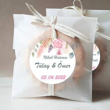 Soft Suluboya Çiçekler Temalı Sticker