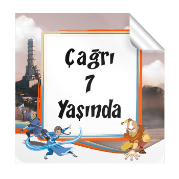 Son Hava Bükücü Temalı Kare Etiket