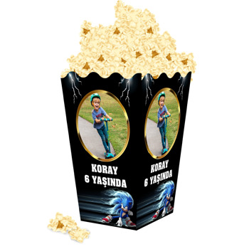Sonic Temalı Popcorn Kutusu