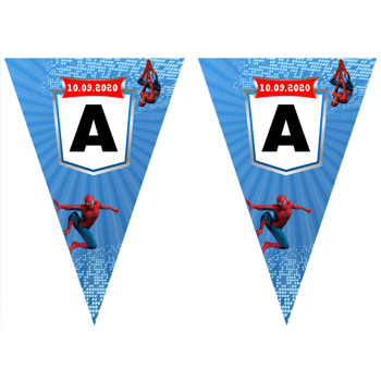 Spiderman Temalı Parti Banner