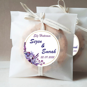 Sümbül ile Lavanta Temalı Sticker