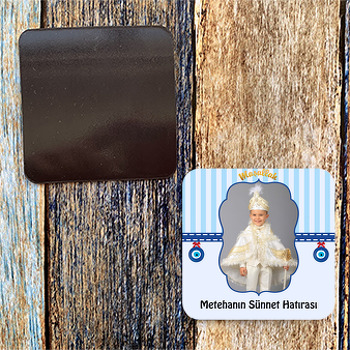 Sünnet Temalı Kare Magnet