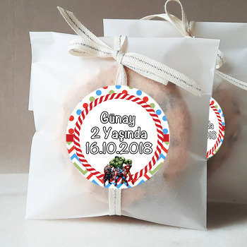 Süper Kahramanlar Temalı Sticker