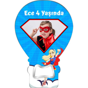 Supergirl Temalı Balon Magnet Açacak