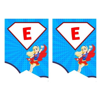 Supergirl Temalı Flama Banner