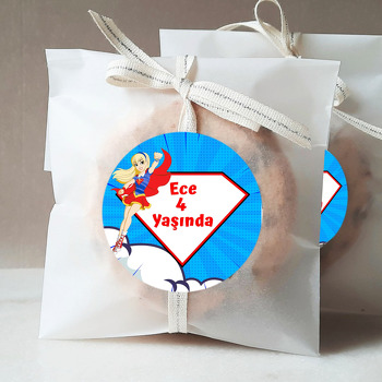 Supergirl Temalı Sticker