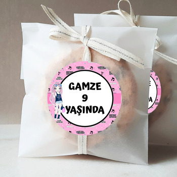 Süperstar Temalı Sticker