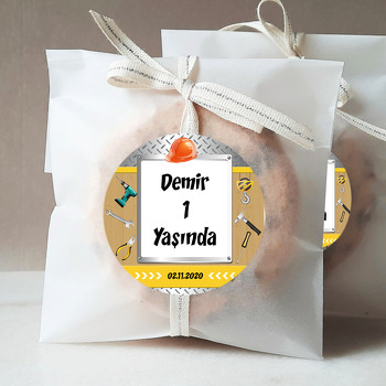 Tamirci Temalı Parti Sticker