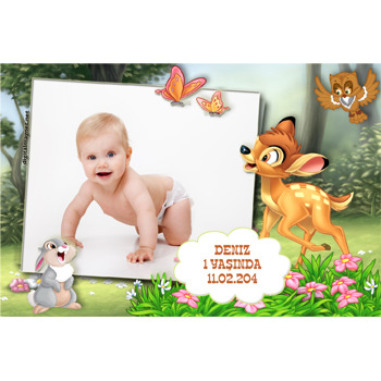 Tavşanlı Bebek Magnet