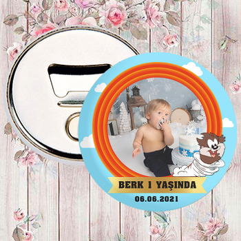 Tazmanya Canavarı Bebek Temalı Magnet Açacak