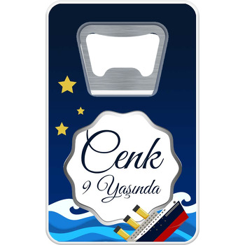 Titanic Temalı Dikdörtgen Magnet Açacak