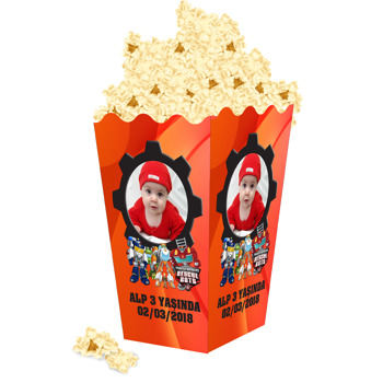 Transformers Rescue Bots Temalı Popcorn Kutusu