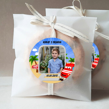 Tren Troy Temalı Resimli Sticker
