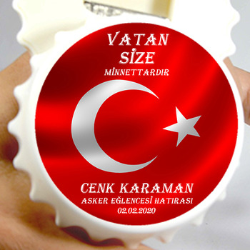 Türk Bayrağı Temalı Kapak Açacak