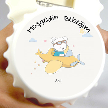 Uçaklı Ayıcık Temalı Kapak Açacak