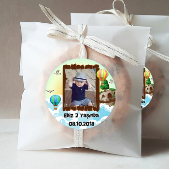 Uçan Balonlar  Temalı Resimli Sticker