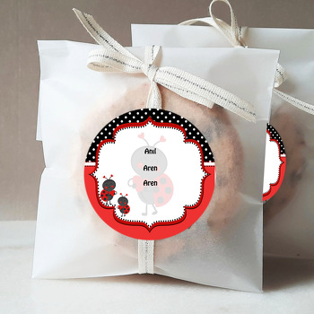 Uğur Böceği 2 Temalı Sticker