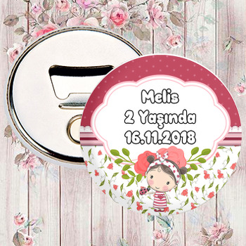 Uğur Böceği ve Çilek Kız Temalı Magnet Açacak