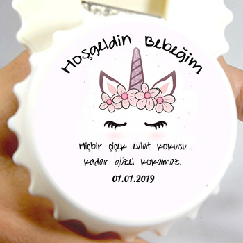 Unicorn Çiçek Temalı Kapak Açacak