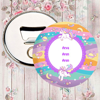 Unicorn Temalı Magnet Açacak