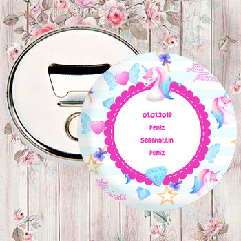 Unicorn Ve Elmas Temalı Magnet Açacak