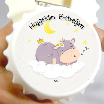 Uykucu Su Aygırı Temalı Kapak Açacak