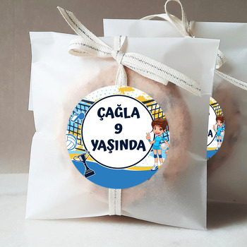 Voleybol Temalı Sticker