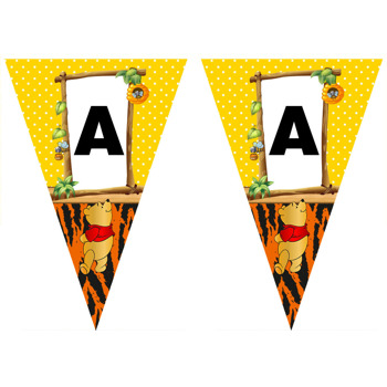 Winnie The Pooh 2 Temalı Parti Banner