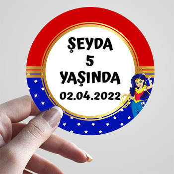 Wonder Woman Temalı Sticker