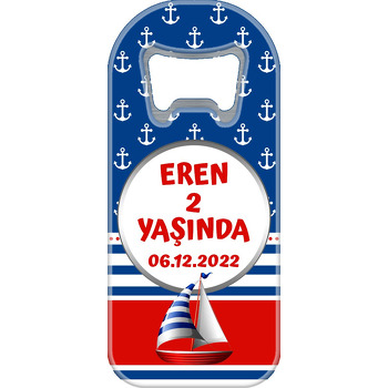 Yelkenli Gemi ile Denizci Temalı Uzun Magnet Açacak