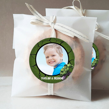 Yenilmezler Hulk Temalı Resimli Sticker