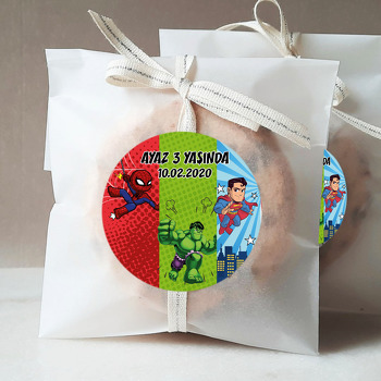 Yenilmezler  Temalı Parti Sticker
