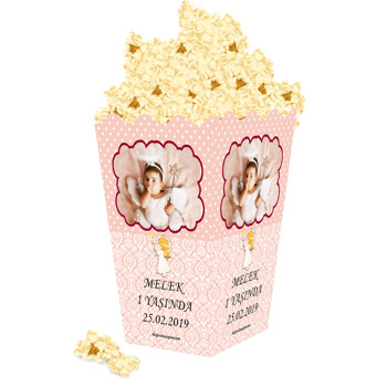 Yıldızlı Melek Temalı Popcorn Kutusu