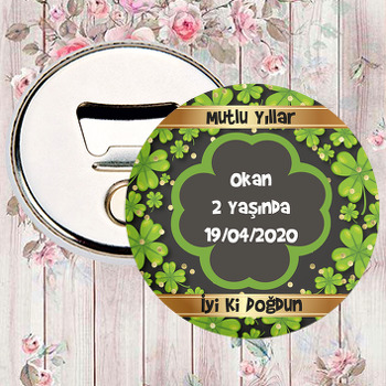 Yonca Temalı Magnet Açacak