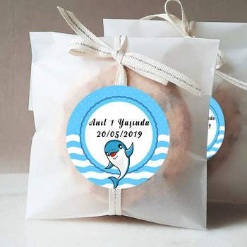 Yunus Balığı Temalı Sticker