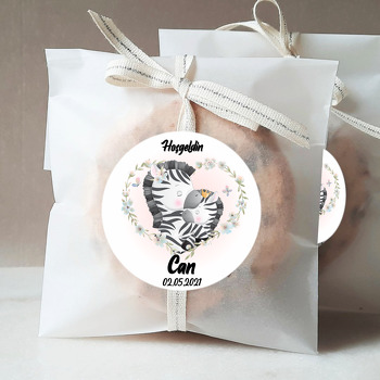 Zebra Anne Çocuk Temalı Sticker