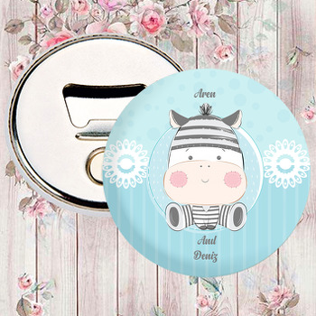 Zebra Temalı Magnet Açacak