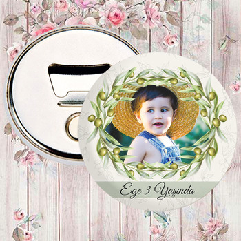 Zeytin Dalı Temalı Magnet Açacak