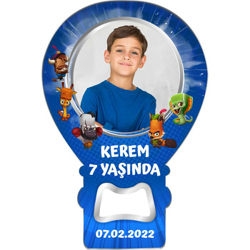 Zooba Temalı Balon Magnet Açacak