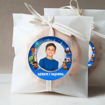Zooba Temalı Doğum Günü Sticker