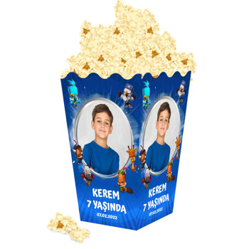 Zooba Temalı Popcorn Kutusu