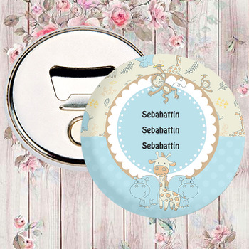 Zürafa ve Maymun Temalı Magnet Açacak